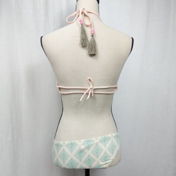 Victoria's Secret Pom Pom Tassel Bikini Set 32C L - Picture 3 of 7